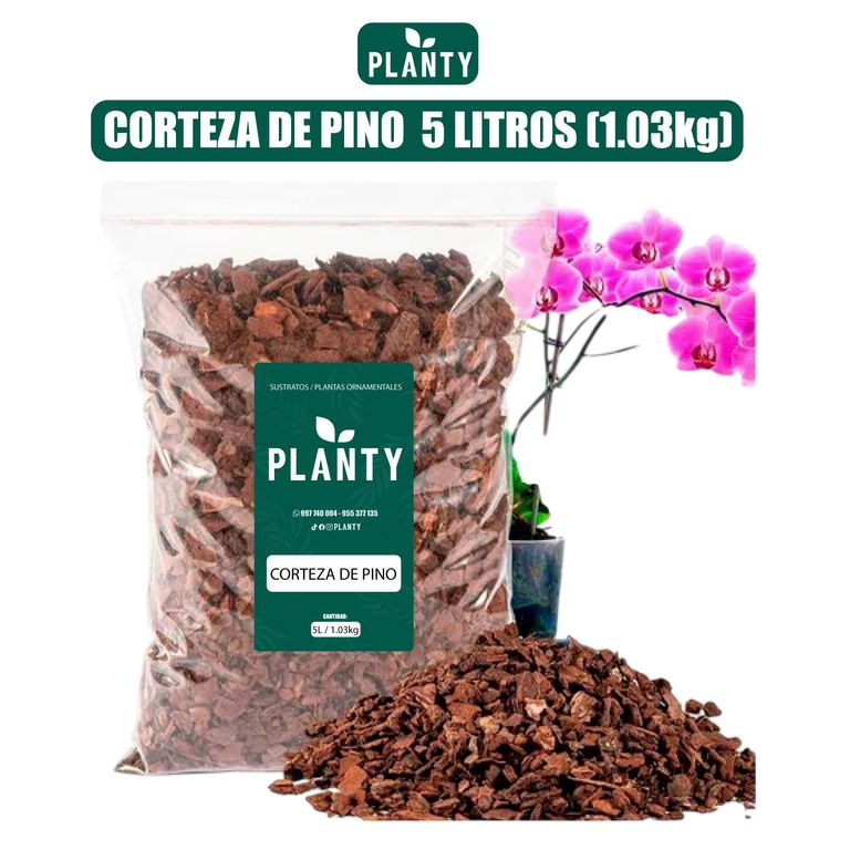 Corteza de pino · 5 L